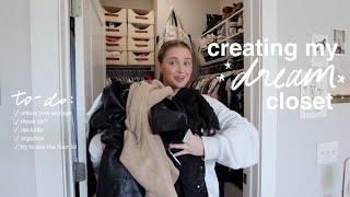 a semi-extreme CLOSET MAKEOVER & ORGANIZATION (that I've been putting off for 5 months lol)