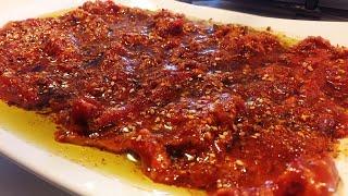 火锅麻辣嫩牛肉腌制方法 Spicy tender beef marinate for hotpot