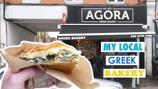 Eating Greek Food For Less Than £5 | Agora Bakery | Cheap & Delicious North London Spots