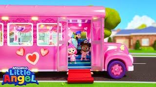 Wheels on the Party Bus  Fun Sing Along Songs by @LittleAngel Playtime