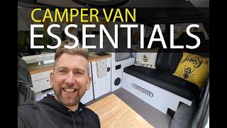 ESSENTIAL Camper Van ACCESORIES Part 3 - VW T6 Camper Van