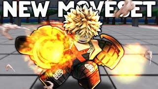 New BAKUGO MOVESET has been ADDED... It's INSANE (Roblox Heroes Battlegrounds)