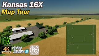 Kansas 16x | Map Tour | Farming Simulator 22