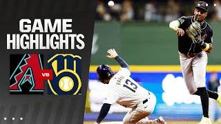 D-backs vs. Brewers Game Highlights (9/21/24) | MLB Highlights