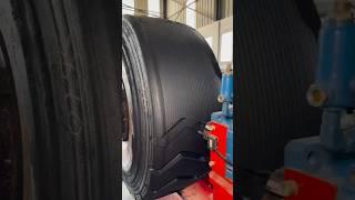 Construction Tire Preparing Credit: dogangu_lastik on IG #fyp #tire #equipment #viralvideo