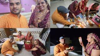 Karwa Chauth special vlogs #indian traditional pooja