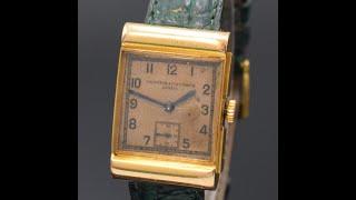 Vacheron & Constantin vintage 18k gold wristwatch