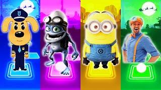 Sheriff Labrador - Crazy Frog - Minions - Blippi - Tiles Hop EDM Rush