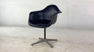 Charles Eames for Herman Miller Mid Century Upholstered Shell Office Chair