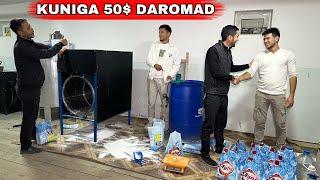 KUNIGA 50$ DAROMADLI PARASHOK (SODA) ISHLAB CHIQARISH BIZNESLARI