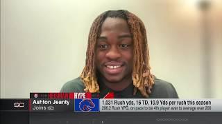 Ashton Jeanty INTERVIEW: On pace to break Barry Sanders' rushing record, the Heisman race & more