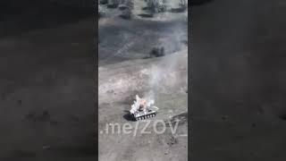  Soldiers of the Russian Airborne Forces threw grenades from a quadrocopter