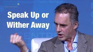 Jordan Peterson's rousing call for people to SPEAK UP because silence is WORSE