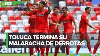 Toluca derrota al Puebla y termina con la mala racha en el Nemesio Diez