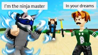 ROBLOX Brookhaven RP - MEME SKETCH (NINJA SCHOOL 2)