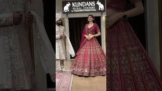 From kundans Bridal Couture Chandni Chowk Delhi best bridal lehenga collection ️#wedding #lehenga