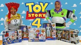 Toy Story 4 Toy Challenge - Jessie Vs. Buzz Lightyear !  || Toy Review || Konas2002