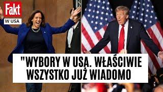 Wybory w USA. Wszystko już WIADOMO.  "Teraz to już tylko cud". Kto zostanie kolejnym prezydentem?