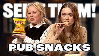 "That Is VILE!"  Nicola Coughlan & Aimee Lou Wood RANK PUB SNACKS | Seize Them!