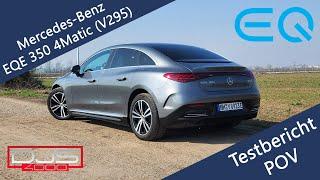 Mercedes Benz EQE 350 4Matic | Modell 2025 | POV Testbericht | V295