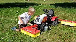 Mähwerk für Rolly Toys Trettraktor