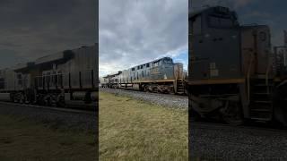 CSX I008 Intermodal Double Stack Train from Berea, Ohio 12/28/2024 #csx #train #railroad #shorts #ns