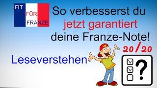 Leseverstehen Französisch | Tipps und Tricks für deine Klassenarbeit | Bessere Noten garantiert!