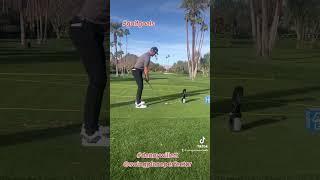 Danny Willett indoor practice with The Swing Plane Perfector