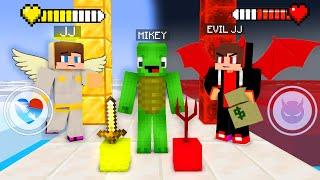 Mikey Choise Only One JJ Angel vs JJ Devil - Maizen Minecraft Animation