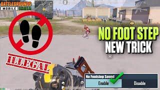 New Trick For No footstep Sound | PUBG Mobile | Pixie Gaming