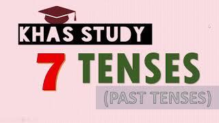 PAST PERFECT TENSE || ENGLISH GRAMMAR || KHAS STUDY
