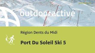 Flyover video: Port Du Soleil Ski 5