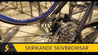 Skrikande skivbromsar på cykel?