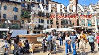 Verona, Italy 2024 Walking Tour - 4K UHD - with Captions