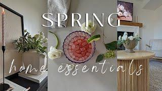 SPRING HOME ESSENTIALS 2024 || HIGH END LOOK FOR LESS || DIY FLORAL ARRANGEMENTS