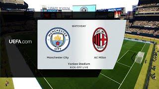 Manchester City vs AC Milan | Yankee Stadium | 27.07.2024 Friendly | PES 2021