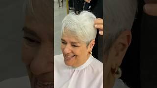 Pixie after 75: Rejuvenating haircut for elegant ladies #pixie #pixiestyle  #hairstyle #haircut