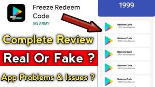 Freeze Redeem Code App Real Or Fake / How To Use Freeze Redeem Code App / Freeze Redeem Code App