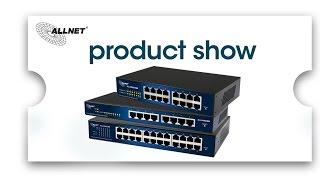 Smart managed 8/16/24 Port Gigabit Switch | ALLNET