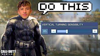 How to Adjust Vertical Turning Sensitivity CORRECTLY In CODM!!