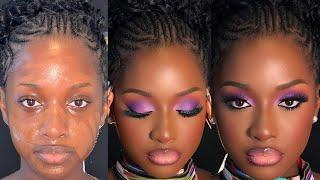 STEP BY STEP DARK SKIN MAKEUP TUTORIAL