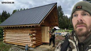 Log Cabin Build on Off-Grid Homestead |EP28|