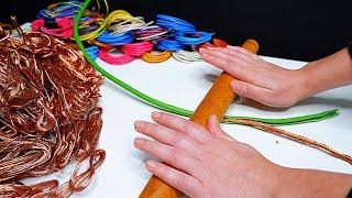 How to Strip any Wire quickly and Without problems. TOP 15 LIFE HACKS.