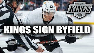 Los Angeles Kings Extend Quinton Byfield 5 years x 6.25M