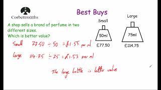 Best Buys - Corbettmaths