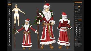 Sculpting Mrs. Claus in ZBrush for 3D Printing