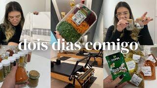 Compras para casa, organização dos temperos e rotina noturna! ️