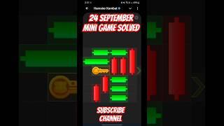 Hamster Kombat 24 September Key Game Solved #hamsterkombat #shorts