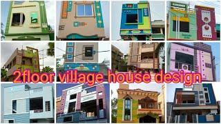 2 floor village house elevation design  simple 2 floor house design #bhagabanmestre#housedesign