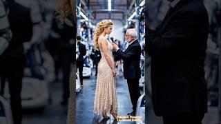 Elderly Gentleman Uses Updated Sensor to Test Humanoid Robot's Artificial Skin Sensitivity #shorts